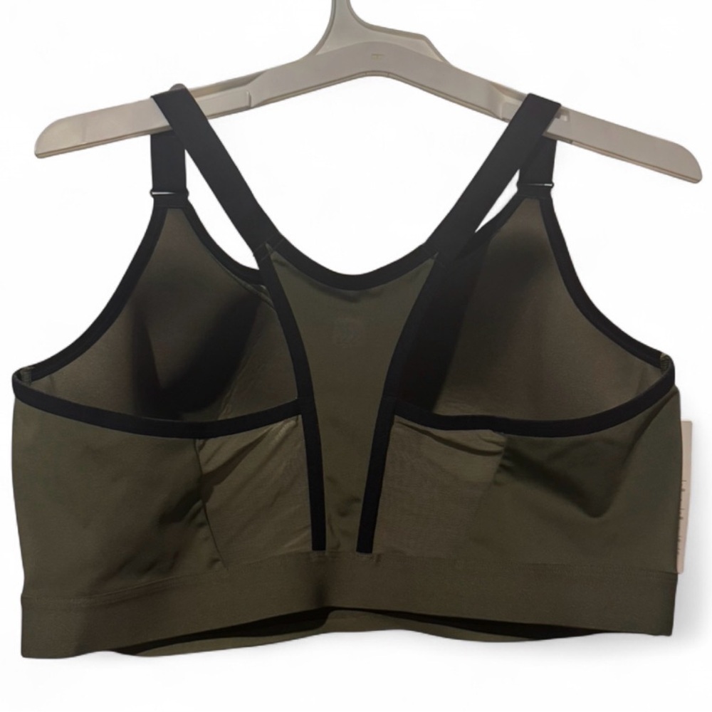 Size 3X All in Motion Moss Green Women's Sports Bra - Picture 2 of 4